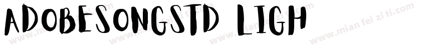 adobesongstd ligh字体转换